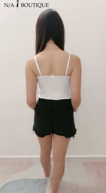 Lace Cropped Top (with padding)